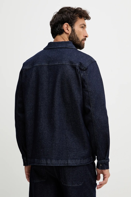Odzież Lindbergh koszula jeansowa 30.306043 granatowy