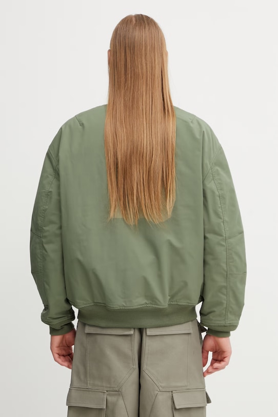 Odjeća Lacoste bomber jakna za muškarce BH1204 zelena