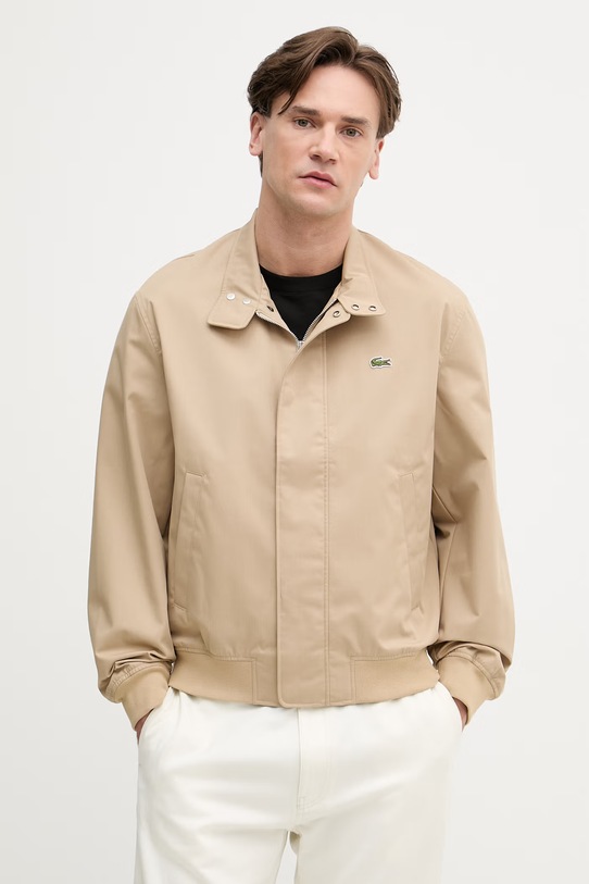 Lacoste kurtka nieocieplane beżowy BH1349