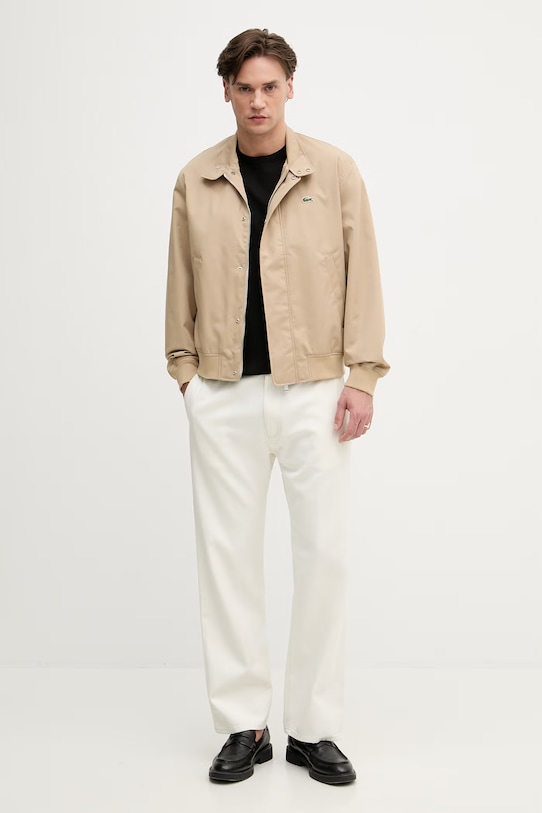 Lacoste kurtka BH1349 beżowy SS26