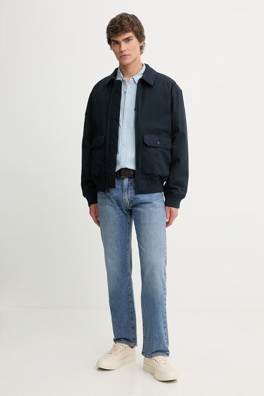 Levi's kurtka jeansowa CORTLAND JACKET 005AM granatowy SS26