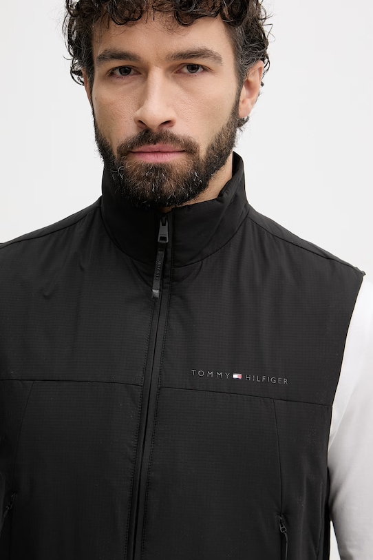 Tommy Hilfiger vesta pánska čierna MW0MW42663
