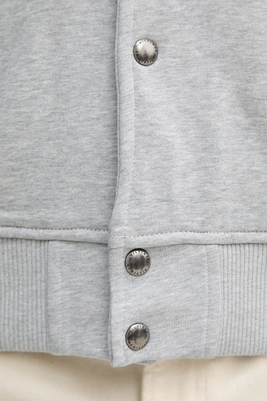 Tommy Hilfiger Bomber Ανδρικό Βαμβακερό MW0MW42470 γκρί