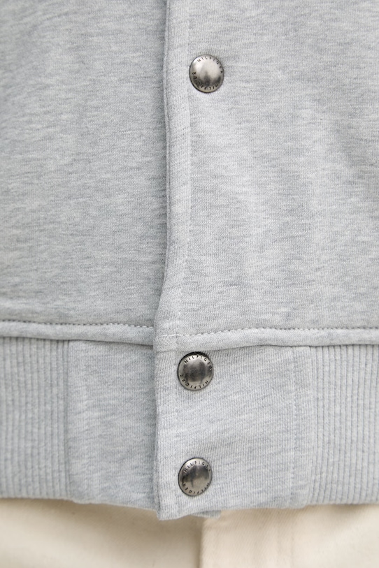 Tommy Hilfiger Bomber Ανδρικό Βαμβακερό MW0MW42470 γκρί