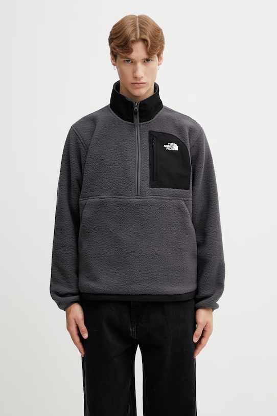 The North Face Yumiori Off Peak bluza polarowa męska szary NF0A8FKPMN81