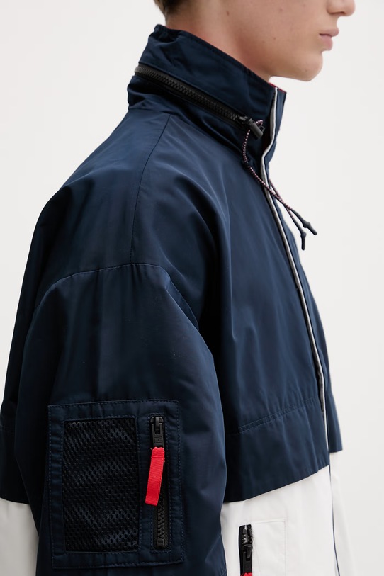 Tommy Jeans přechodová bunda pánská DM0DM22739 námořnická modř
