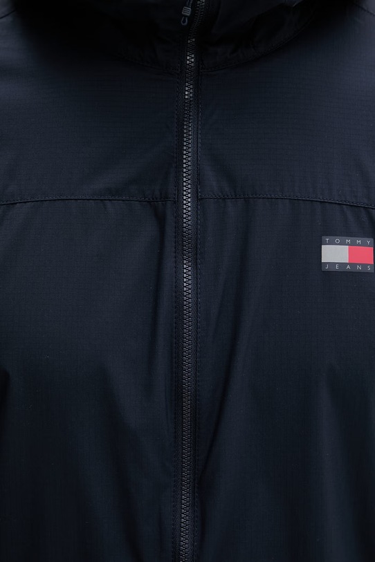 Tommy Jeans prechodná bunda pánska DM0DM23112 tmavomodrá