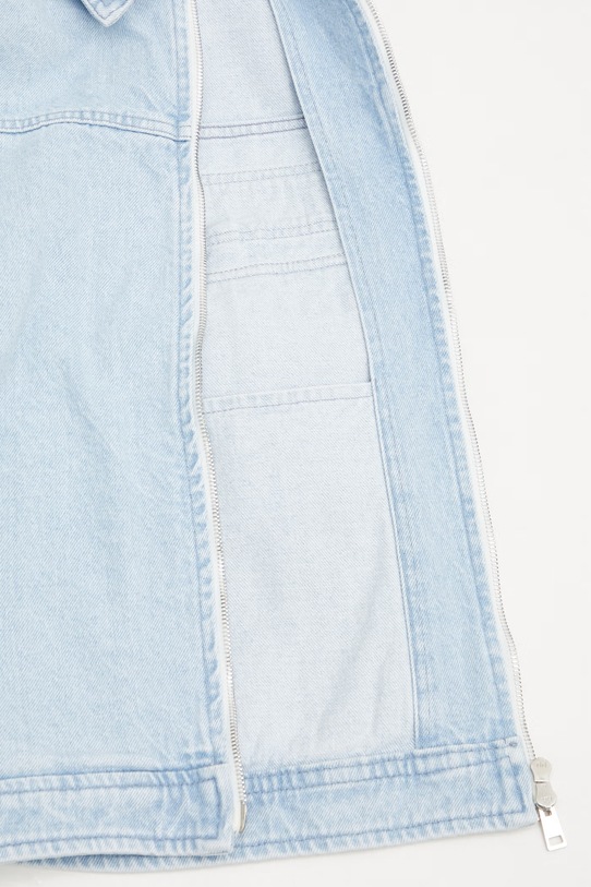 Maison Kitsuné kurtka jeansowa męska QM02106WD4022 niebieski