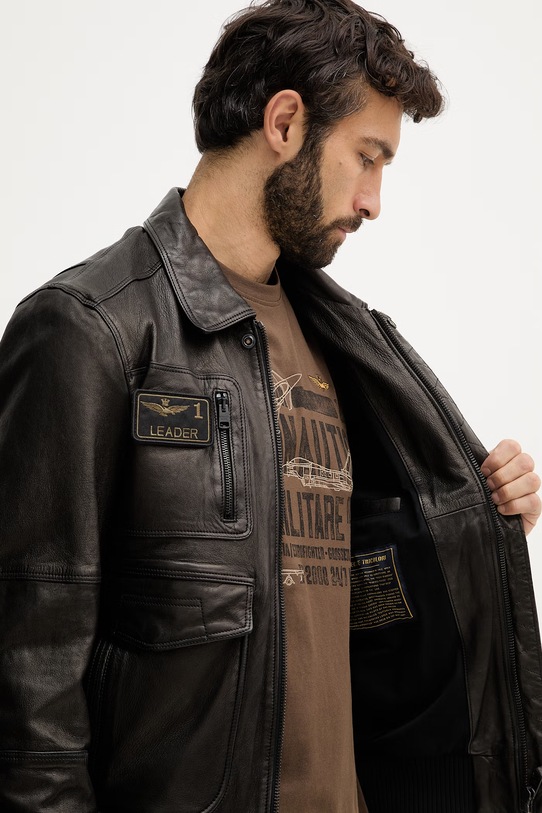 Aeronautica Militare kurtka skórzana PN5058U100839