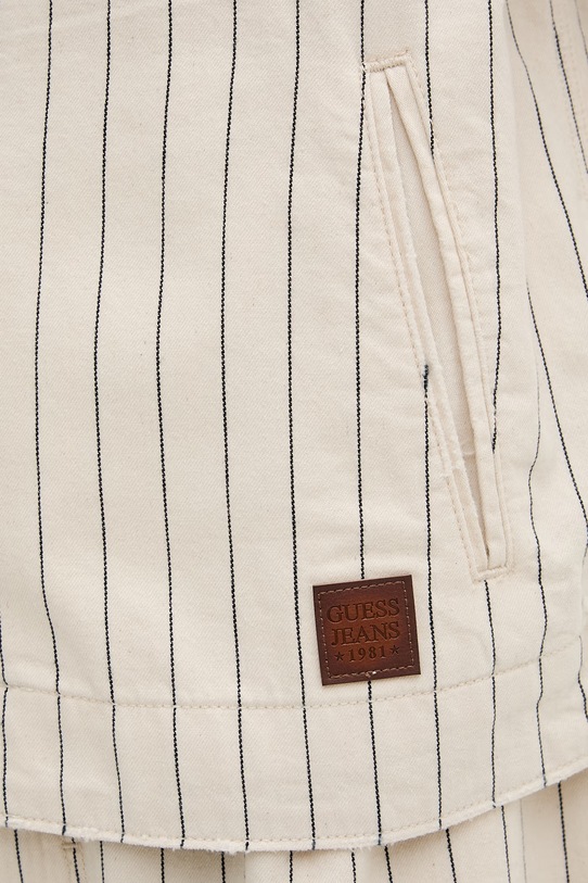 Guess Jeans kurtka męska bawełniana M6GN70.D7961 beżowy