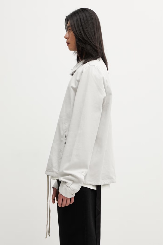 Rick Owens DRKSHDW krótka kurtka bawełniana damska DU01F4783.CVS beżowy SS26