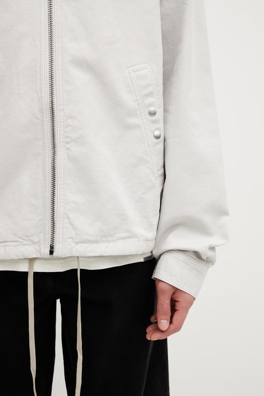 Rick Owens DRKSHDW krótka kurtka bawełniana damska beżowy DU01F4783.CVS