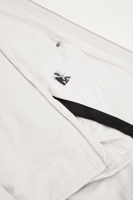 Rick Owens DRKSHDW krótka kurtka bawełniana damska DU01F4783.CVS beżowy