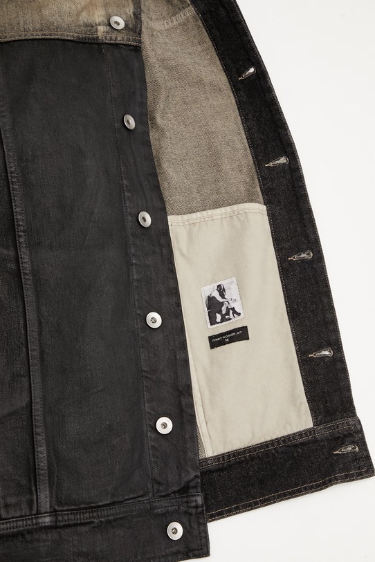 Rick Owens DRKSHDW Jumbo Worker krótka kurtka jeansowa męska DU01F4761.COMW1A