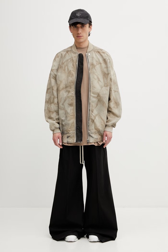 Rick Owens DRKSHDW Jumbo Flight bomberka bawełniana męska DU01F4776.DST