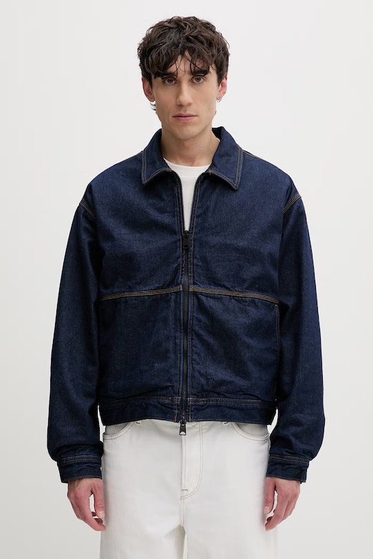 Vans kurtka jeansowa męska Premium LX Denim Station granatowy VN000T6EDIN1