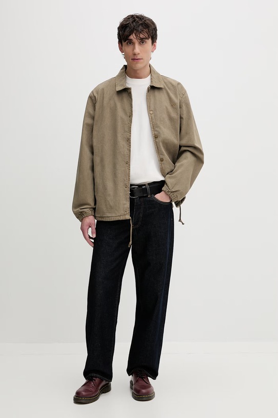 Vans kurtka przejściowa męska jeansowa Premium LX Denim Torrey Coaches VN000T7KEMF1 zielony SS26