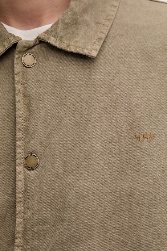 Vans kurtka przejściowa męska jeansowa Premium LX Denim Torrey Coaches VN000T7KEMF1 zielony