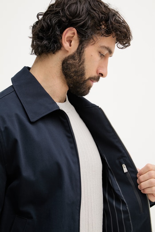 BOSS kratka jakna za muškarce od pamuka s elastanom Carinho 50563156