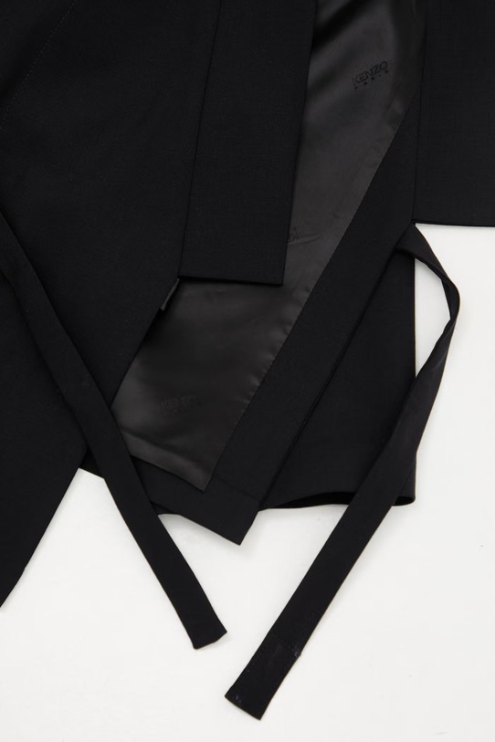 Kenzo Jacket marynarka z dodatkiem wełny damska FF55UV1409RU czarny