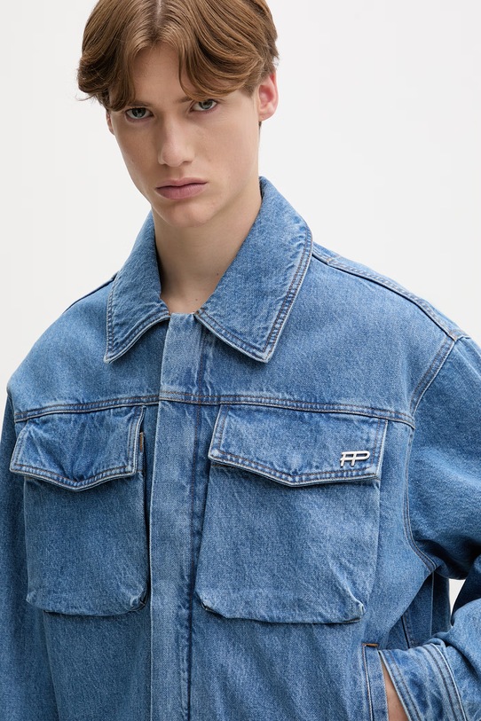 Filling Pieces дънково яке мъжко от деним Washed син 422560501260.154