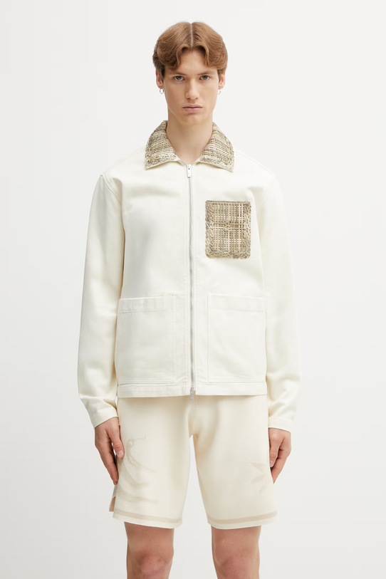 Filling Pieces Panier kurtka bawełniana męska beżowy 412660500332.214