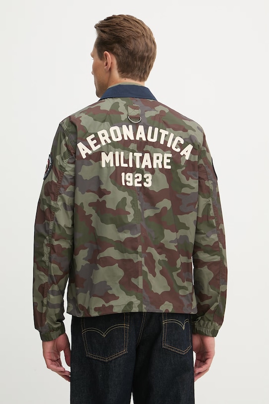 Odzież Aeronautica Militare kurtka AB3048UCT04286 zielony