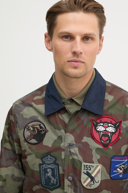 Aeronautica Militare kurtka zielony AB3048UCT04286
