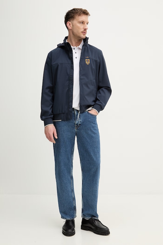 Aeronautica Militare kurtka AB3050UCT04290 granatowy SS26