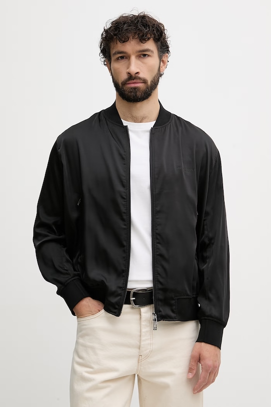Armani Exchange bunda bomber pánska čierna XM002262.AF13186