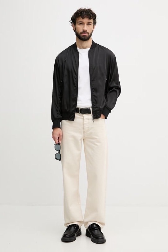 Armani Exchange bunda bomber pánska XM002262.AF13186 čierna SS26