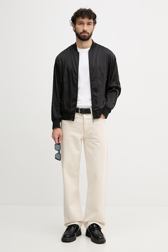 Armani Exchange bunda bomber pánska XM002262.AF13186 čierna SS26