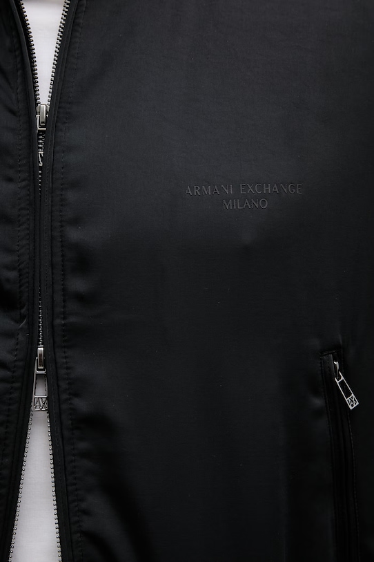 Armani Exchange bunda bomber pánska XM002262.AF13186 čierna