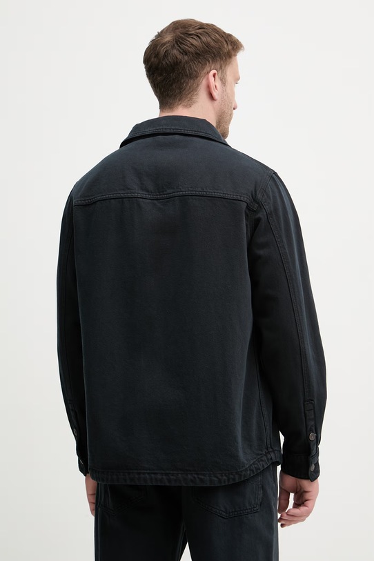 Odzież Armani Exchange kurtka przejściowa męska bawełniana XM002735.AF24874 granatowy