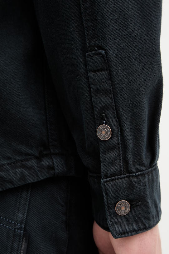 Armani Exchange kurtka przejściowa męska bawełniana XM002735.AF24874 granatowy