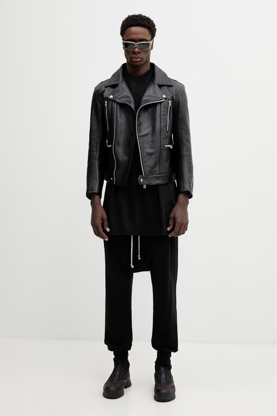 Kožená bunda NEIGHBORHOOD LEATHER RIDERS JACKET 252SZNH.JKM05