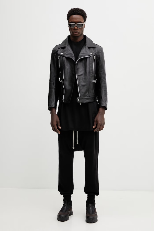 Kožená bunda NEIGHBORHOOD LEATHER RIDERS JACKET 252SZNH.JKM05