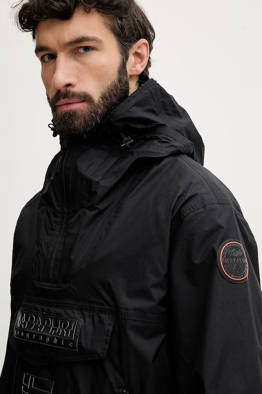 Napapijri anorak męski RF NEXT WB czarny NP0A4FI39411