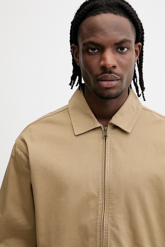 Napapijri kurtka jeansowa ARRAYANES beżowy NP0A4FI4N2D1