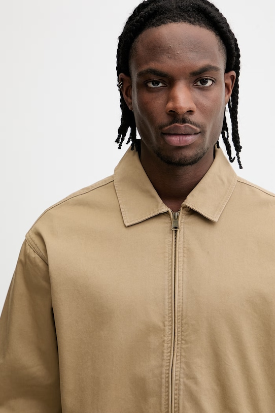 Napapijri kurtka jeansowa ARRAYANES beżowy NP0A4FI4N2D1