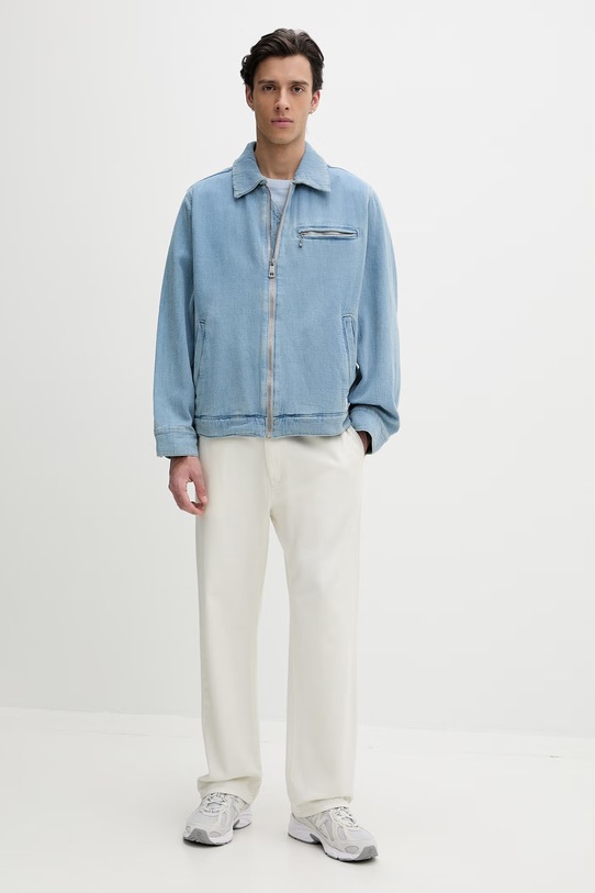 HUGO Blue kurtka męska bawełniana Elzo 50555989 niebieski SS26