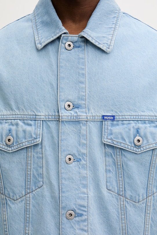 HUGO Blue bunda pánska rifľová Kirkby 50555991 modrá