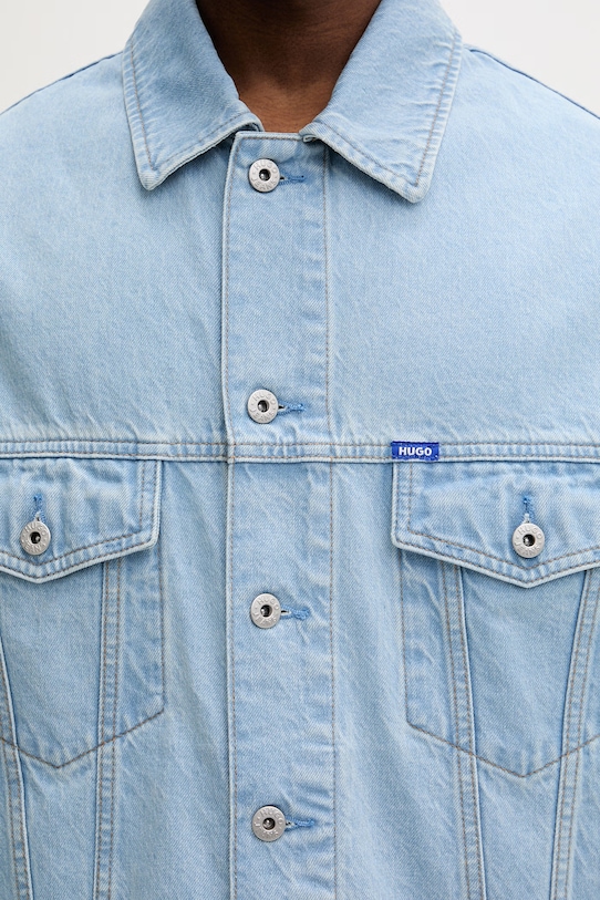 HUGO Blue bunda pánska rifľová Kirkby 50555991 modrá