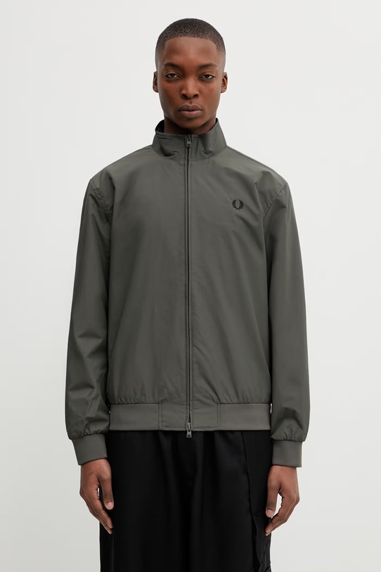 Fred Perry kurtka bez kaptura zielony J2660