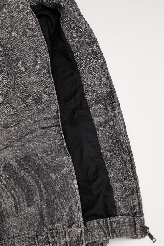 Bunda Daily Paper denim snake 2610002 sivá