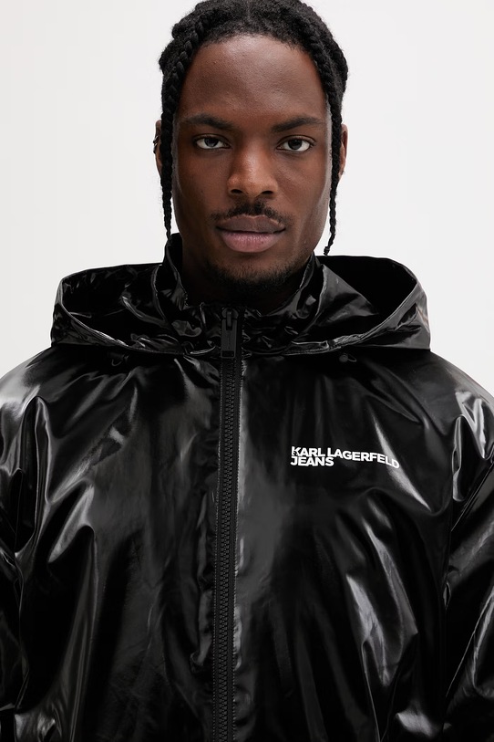Karl Lagerfeld Jeans krótka kurtka męska czarny B2M15022