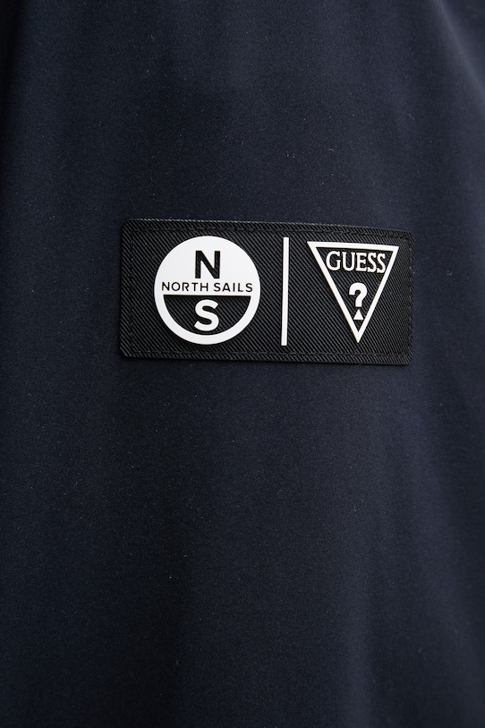 Guess bunda pánska x North Sails M6GL36.W2166 tmavomodrá