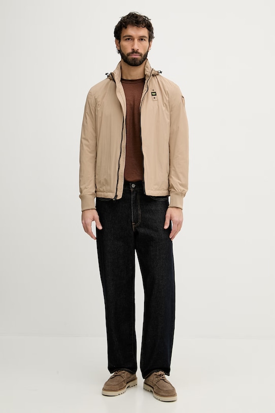 Blauer kurtka przejściowa męska DALTON BLUC02221 beżowy SS26