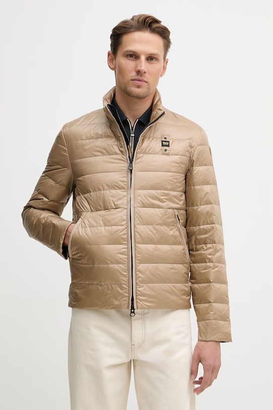 Пухова куртка Blauer AUSTIN з підкладкою коричневий BLUC03197