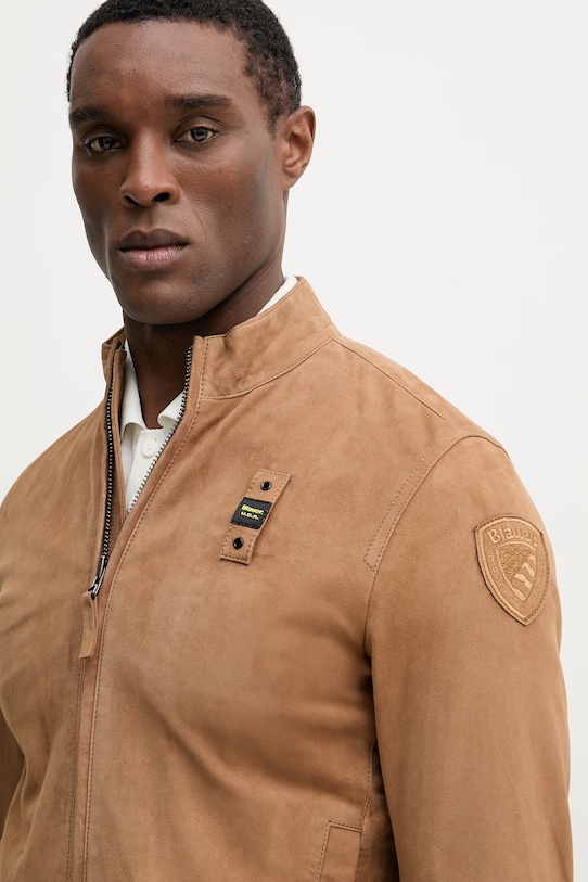 Oblečenie Semišová bunda Blauer CYPHERLIS BLUL02434 hnedá